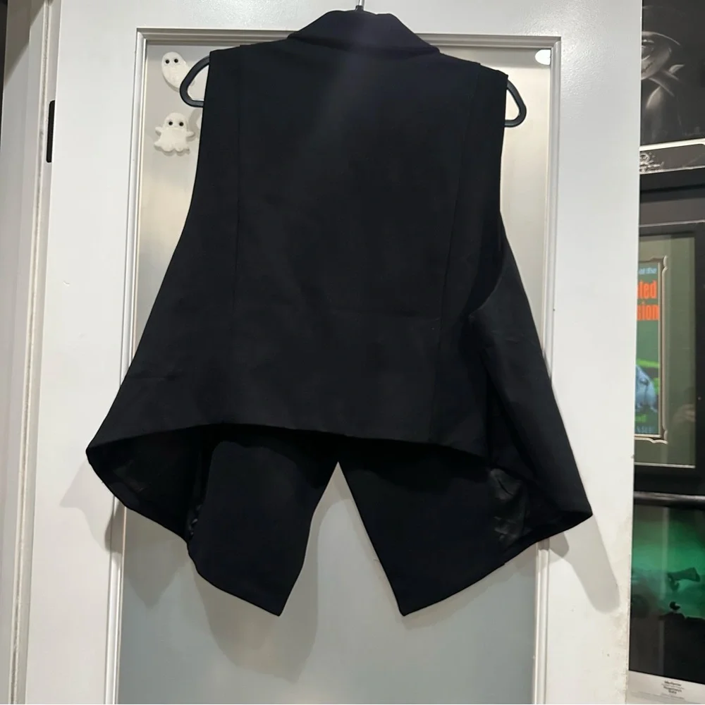 Torrid Studio Ponte Buttoned Tailored Suit Vest - Picture 7 of 7